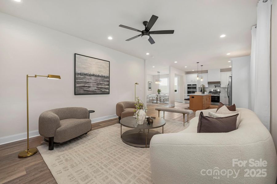 Furnished interior view inside a new home in , Charlotte (Image 6).