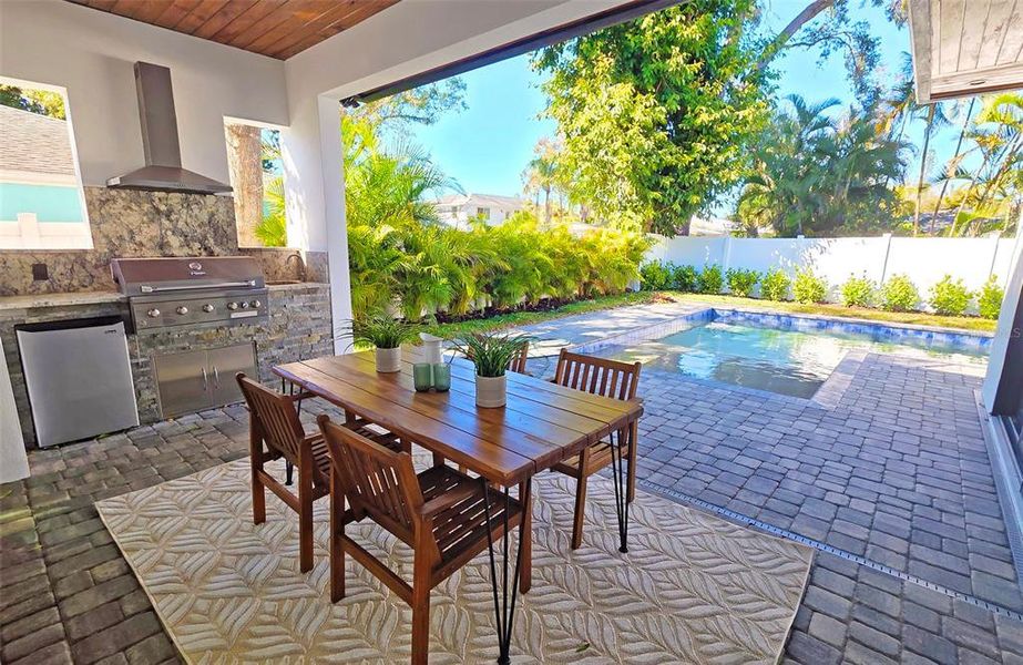 Exterior details and patio area of a home in , Sarasota (Image 51).