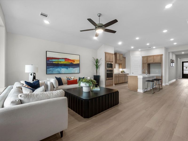 Furnished interior view inside a new home in Oakhill Reserve, Tomball (Image 7).
