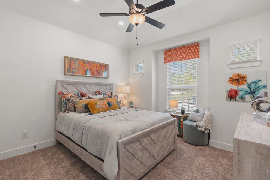 Representative furnished interior of a home built from the Bradford by Chesmar Homes in Artavia, Conroe (Image 4).