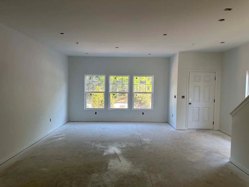 Family Room Construction Progress