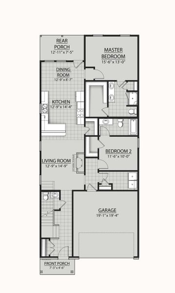 2D floor plan layout for the Barberton II T by DSLD Homes in Mostyn Springs, Magnolia, TX (Image 2). 2D floor plan layout for the Barberton II T by DSLD Homes in Mostyn Springs, Magnolia, TX (Image 2).