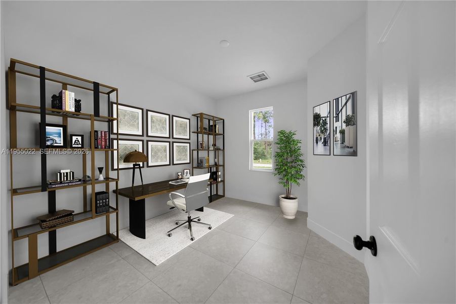 Furnished interior view inside a new home in , Lehigh Acres (Image 16).