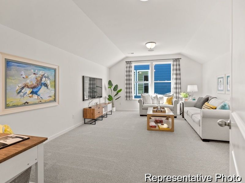 Furnished interior view inside a new home in Homecoming, Ravenel (Image 16). Furnished interior view inside a new home in Homecoming, Ravenel (Image 16).