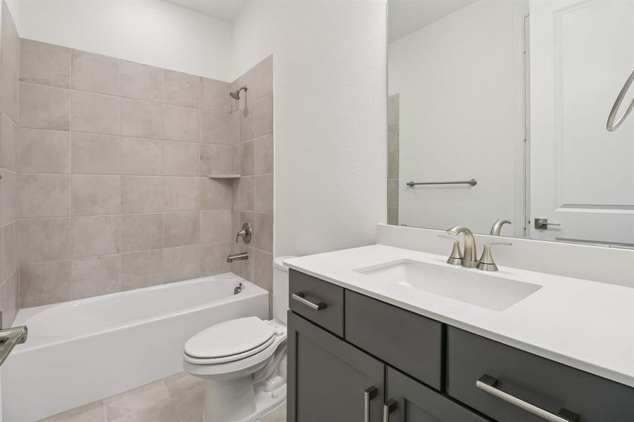 Furnished interior view inside a new home in Ashford Park - Texana Series, Corinth (Image 11).