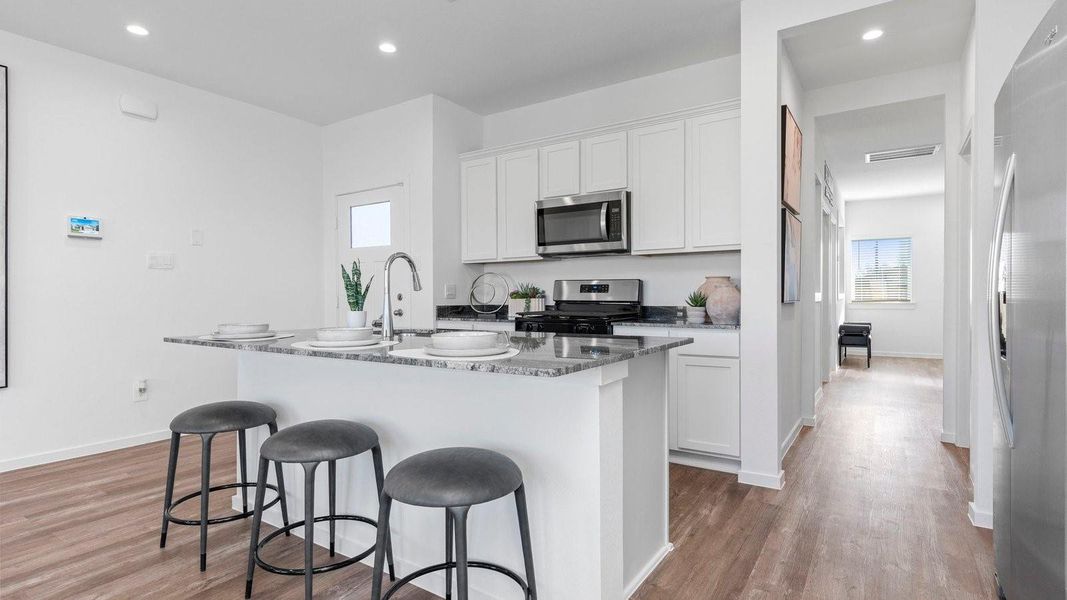 Furnished interior view inside a new home in Legacy Village, Houston (Image 17). Furnished interior view inside a new home in Legacy Village, Houston (Image 17).