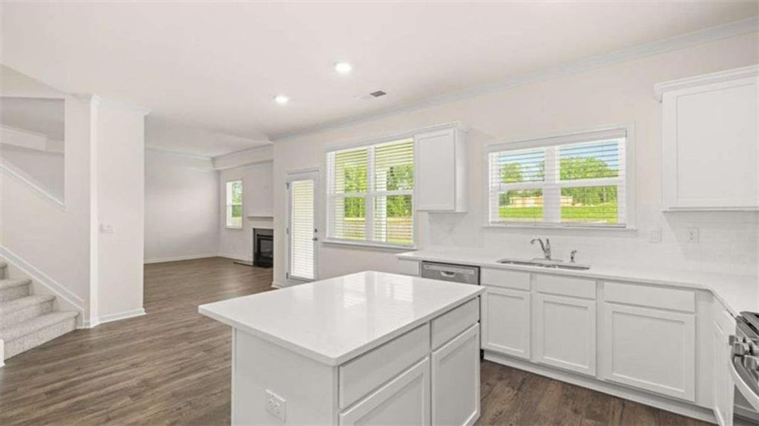 Furnished interior view inside a new home in Independence, Loganville (Image 9).