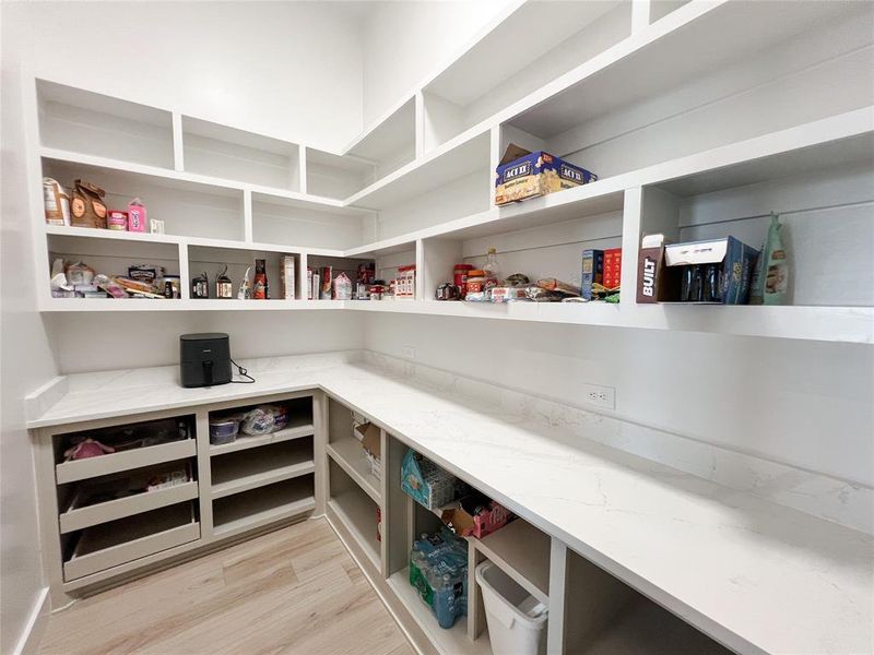 View of storage area