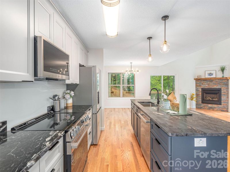 Furnished interior view inside a new home in , Waynesville (Image 5).
