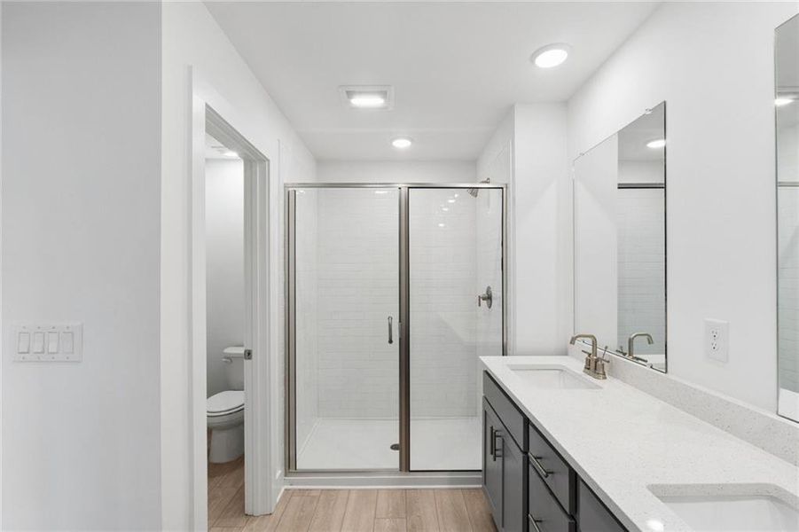 Furnished interior view inside a new home in Grandview Terrace, Canton (Image 5).