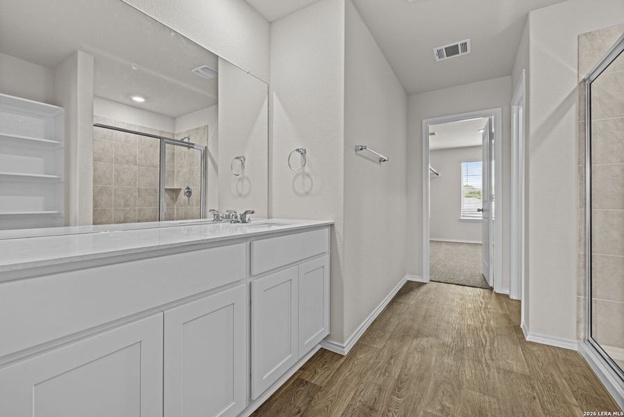 Furnished interior view inside a new home in Redbird Ranch, San Antonio (Image 6). Furnished interior view inside a new home in Redbird Ranch, San Antonio (Image 6).