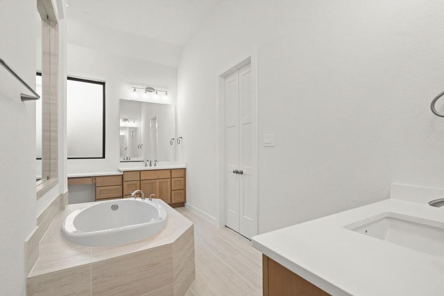 Furnished interior view inside a new home in Grange, Katy (Image 9).