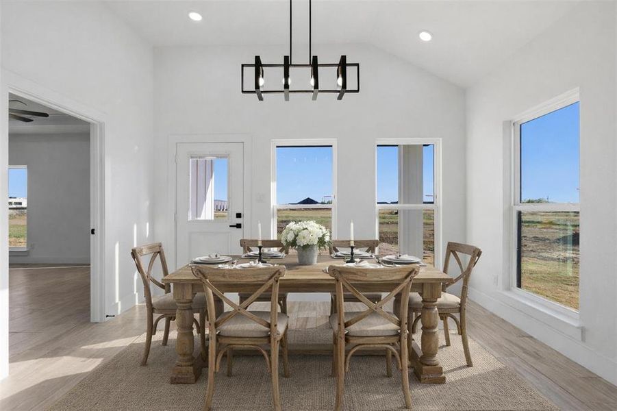 Furnished interior view inside a new home in , Mabank (Image 8).