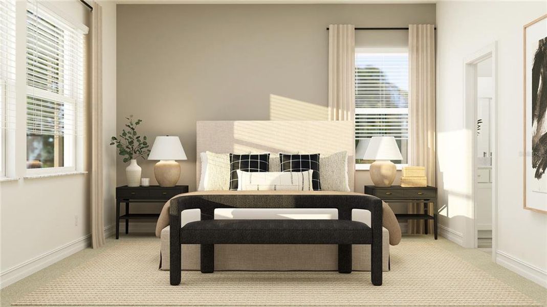 Furnished interior view inside a new home in Two Rivers: The Executives, Zephyrhills (Image 5).