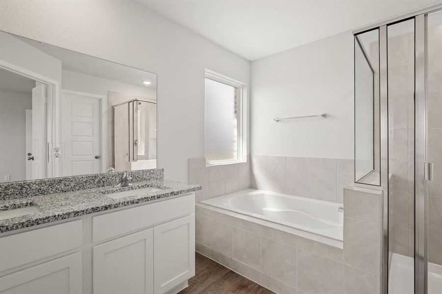 Furnished interior view inside a new home in Burgess Meadows, Cleburne (Image 8).