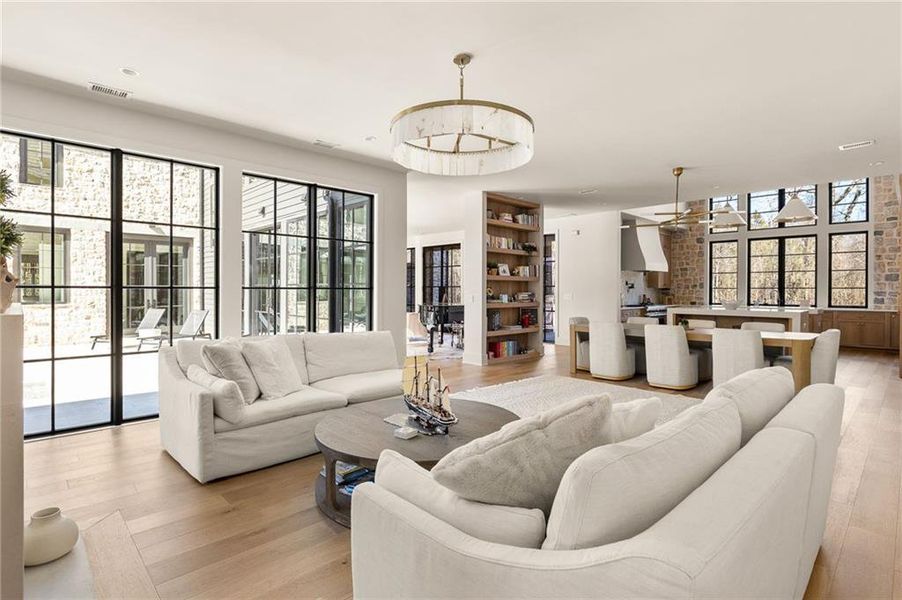 Furnished interior view inside a new home in , Chattahoochee Hills (Image 31).