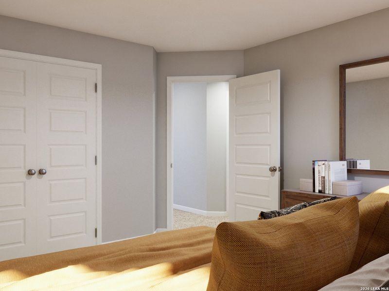 Furnished interior view inside a new home in Cinco Lakes, San Antonio (Image 8).