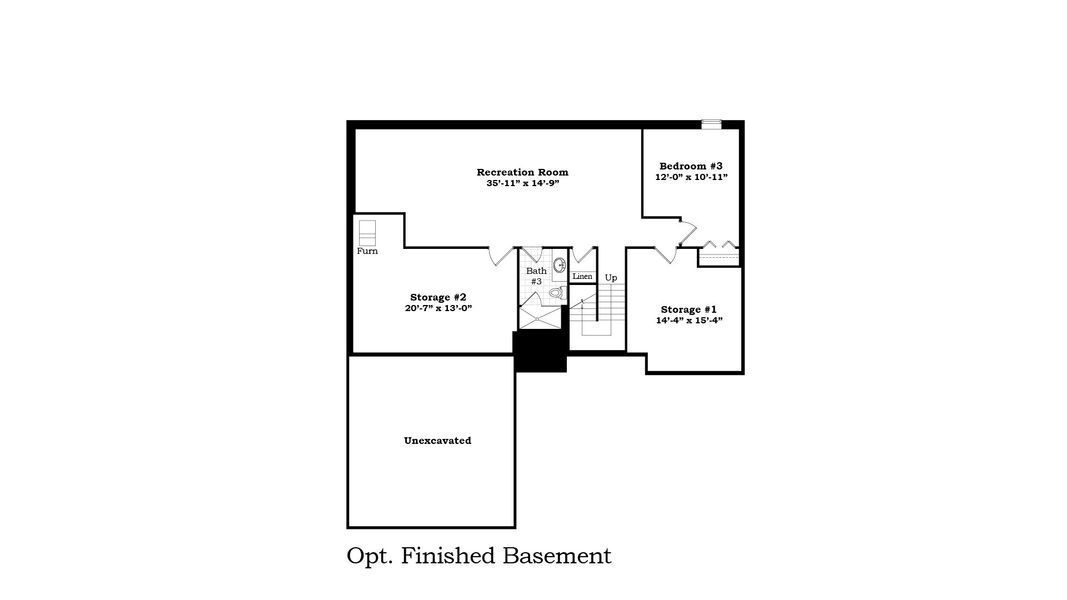 2D floor plan layout of this home in Mystic Ridge, Whitmore Lake, MI (Image 32).