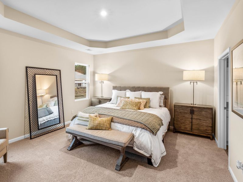 Representative furnished interior of a home built from the The Primrose by Chesapeake Homes in Terrapin, Leland (Image 10).