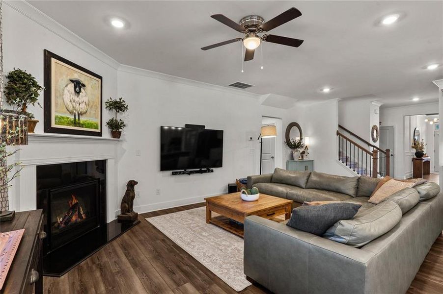 Furnished interior view inside a new home in , Canton (Image 38).