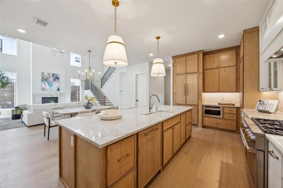 Furnished interior view inside a new home in , Dallas (Image 26).