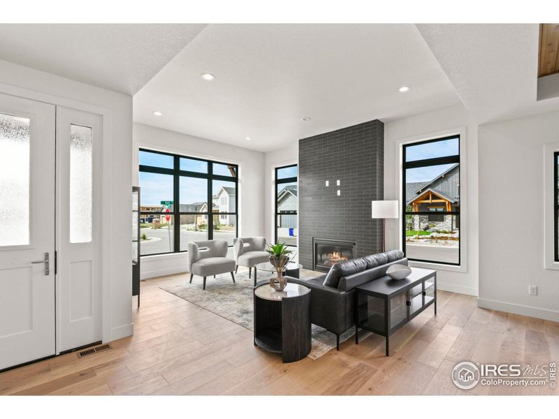 Furnished interior view inside a new home in , Berthoud (Image 29).