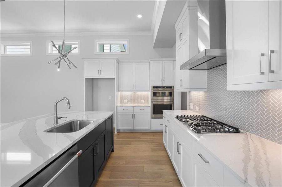 Furnished interior view inside a new home in Promenade at Sawnee Village, Cumming (Image 12). Furnished interior view inside a new home in Promenade at Sawnee Village, Cumming (Image 12).