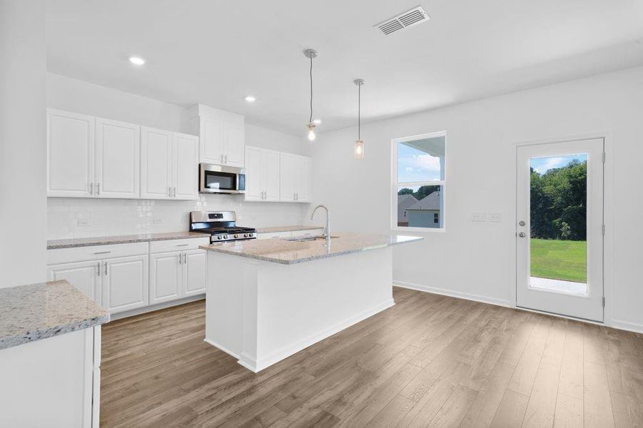Furnished interior view inside a new home in Windance Lake, Loganville (Image 9).