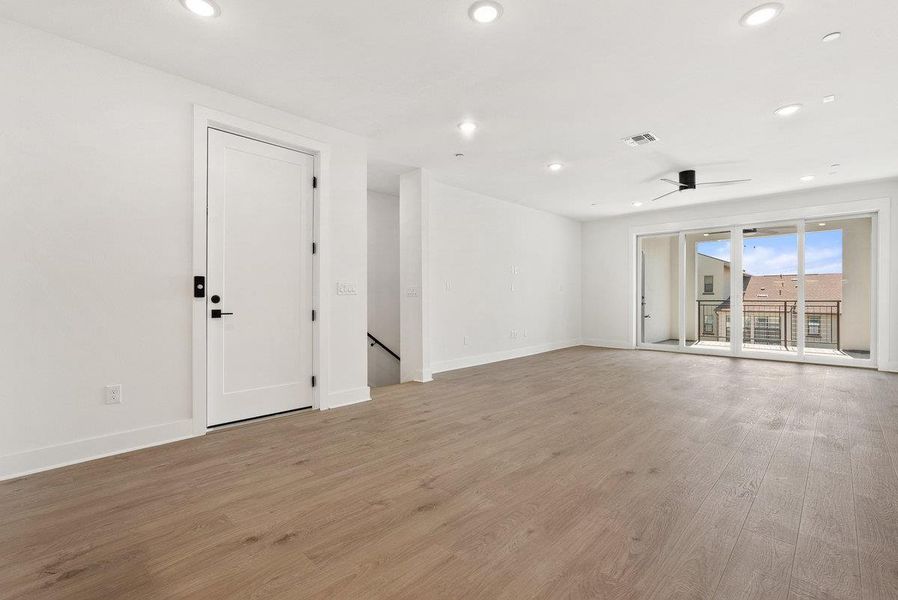 Spacious, unfurnished interior of a new home in The Grove, Austin (Image 25). Spacious, unfurnished interior of a new home in The Grove, Austin (Image 25).