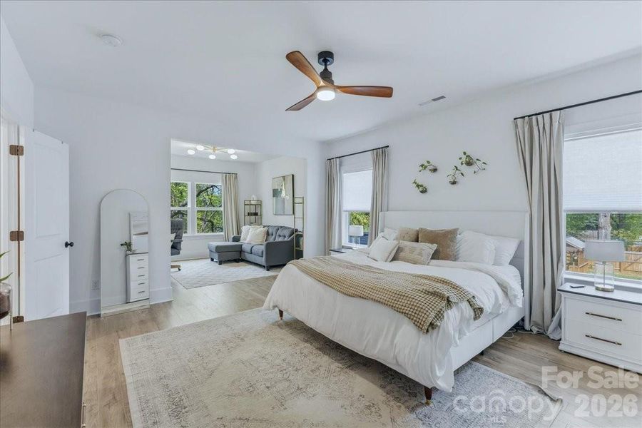 Furnished interior view inside a new home in , Charlotte (Image 5). Furnished interior view inside a new home in , Charlotte (Image 5).