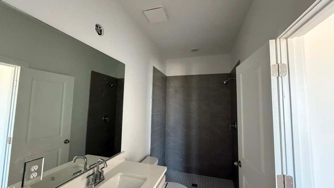 Primary Bathroom featuring Milan Collection Finishes Construction Progress
