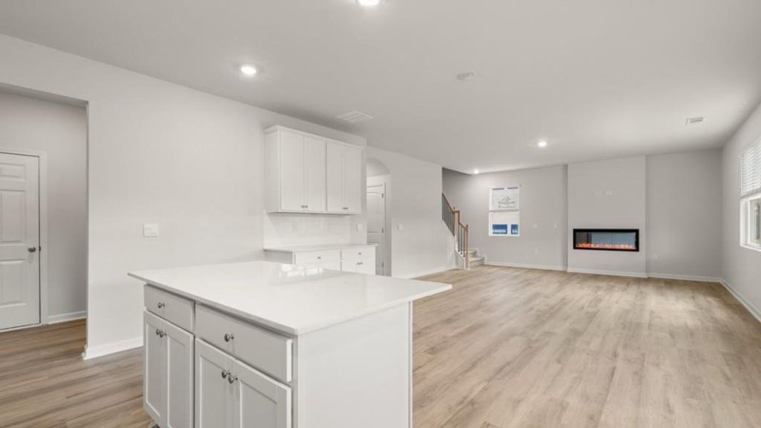 Furnished interior view inside a new home in Grandview at Lanier, Dawsonville (Image 6).