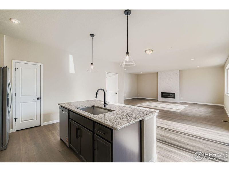 Furnished interior view inside a new home in Hidden Creek, Frederick (Image 7).