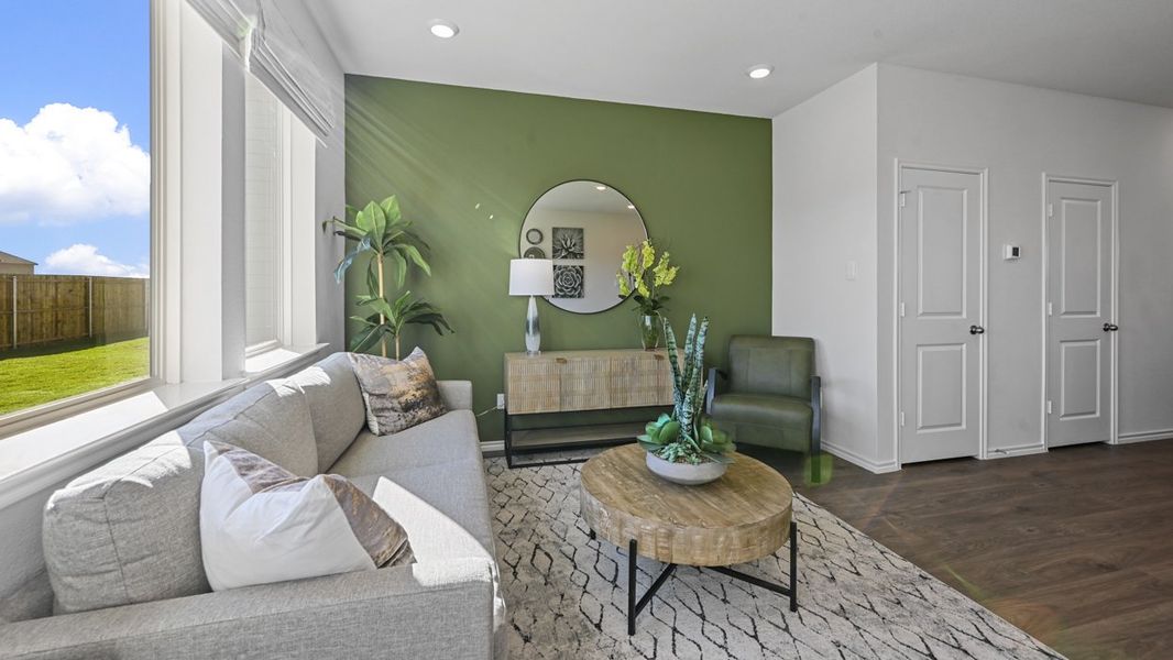 Representative furnished interior of a home built from the Altaria by D.R. Horton in Cartwright Mays, Crandall (Image 7).