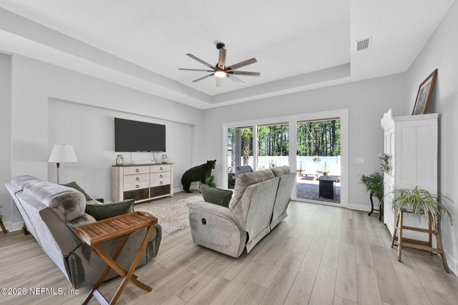 Furnished interior view inside a new home in , Yulee (Image 36).
