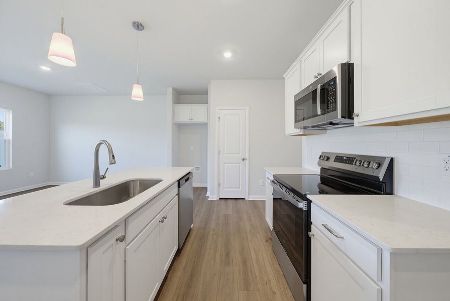 Furnished interior view inside a new home in Sweetbrier, Durham (Image 10).