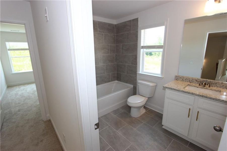 Furnished interior view inside a new home in Clark Farms, Flowery Branch (Image 5).