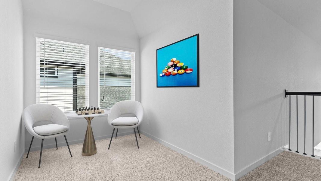 Furnished interior view inside a new home in Harvest Green, Richmond (Image 11).
