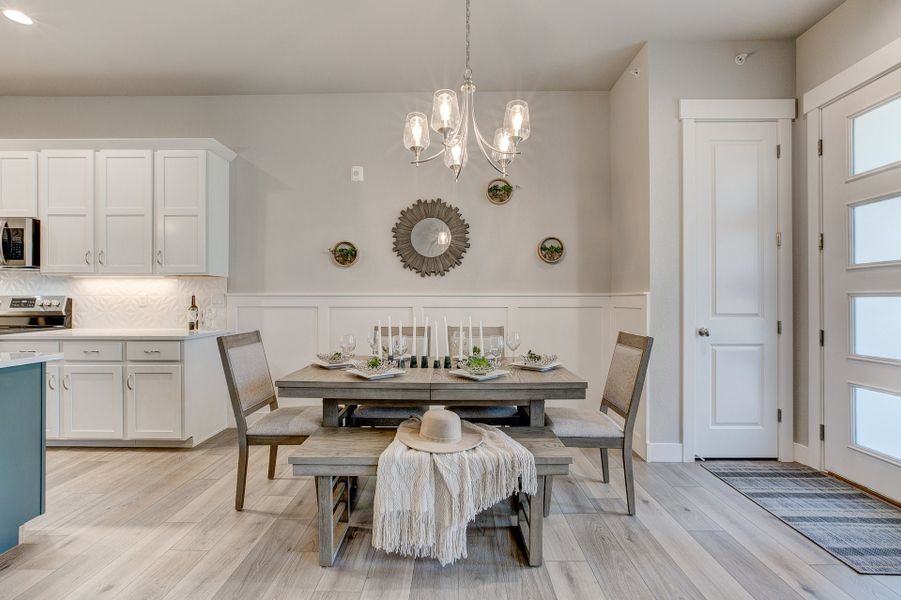 Representative furnished interior of a home built from the The Barrington 2 by Landmark Homes in Highlands at Fox Hill, Longmont (Image 16). Representative furnished interior of a home built from the The Barrington 2 by Landmark Homes in Highlands at Fox Hill, Longmont (Image 16).