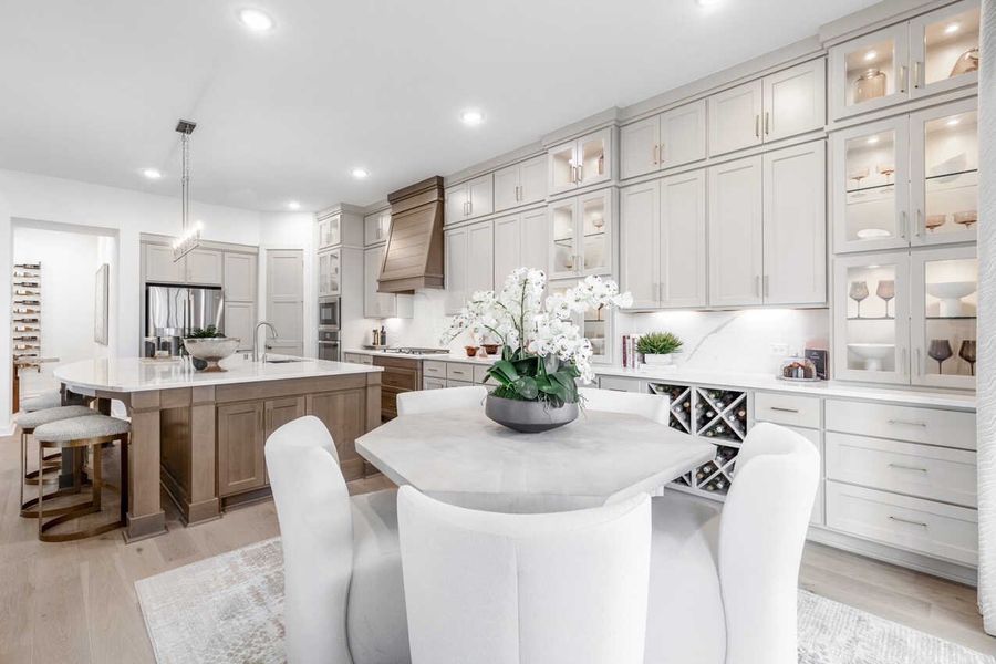 Representative Breakfast Nook - some options shown Representative Breakfast Nook - some options shown