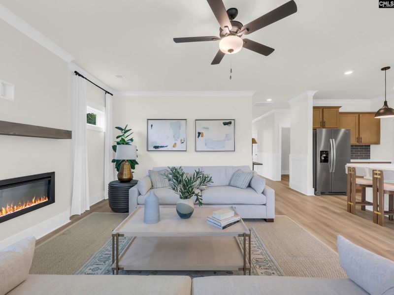 Furnished interior view inside a new home in Raglins Creek, Lugoff (Image 9).