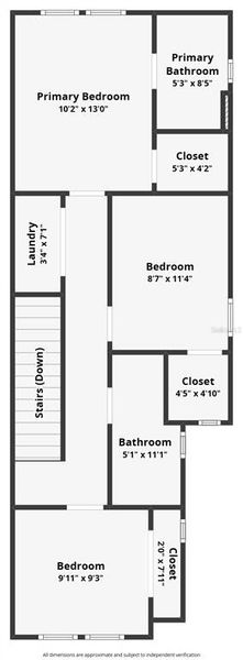 2D floor plan layout of this home in , Tampa, FL (Image 7).