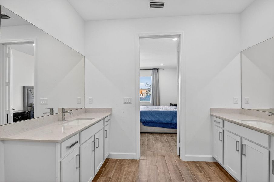 Furnished interior view inside a new home in , Loxahatchee (Image 39).