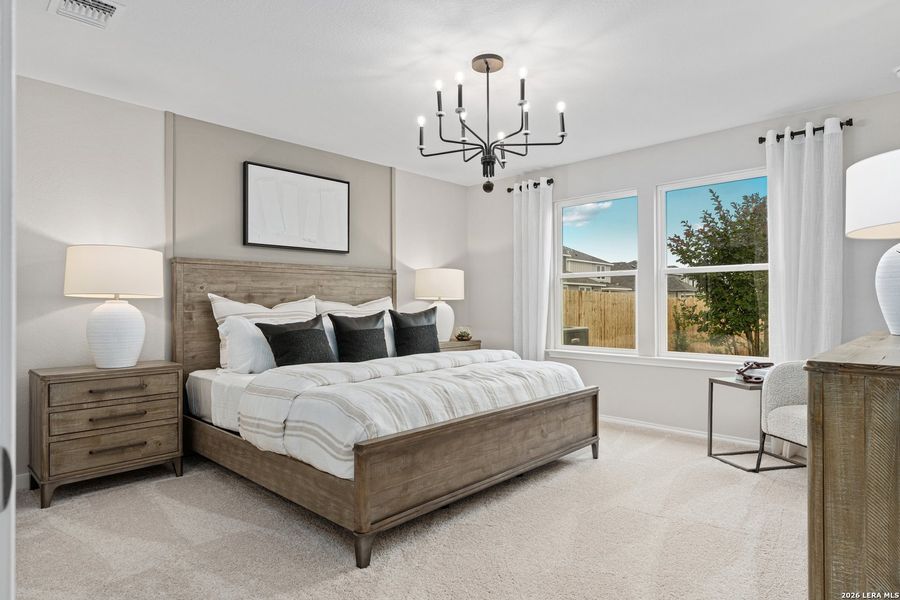 Furnished interior view inside a new home in , New Braunfels (Image 20).