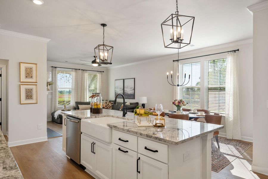 Furnished interior view inside a new home in Six Oaks, Summerville (Image 26).