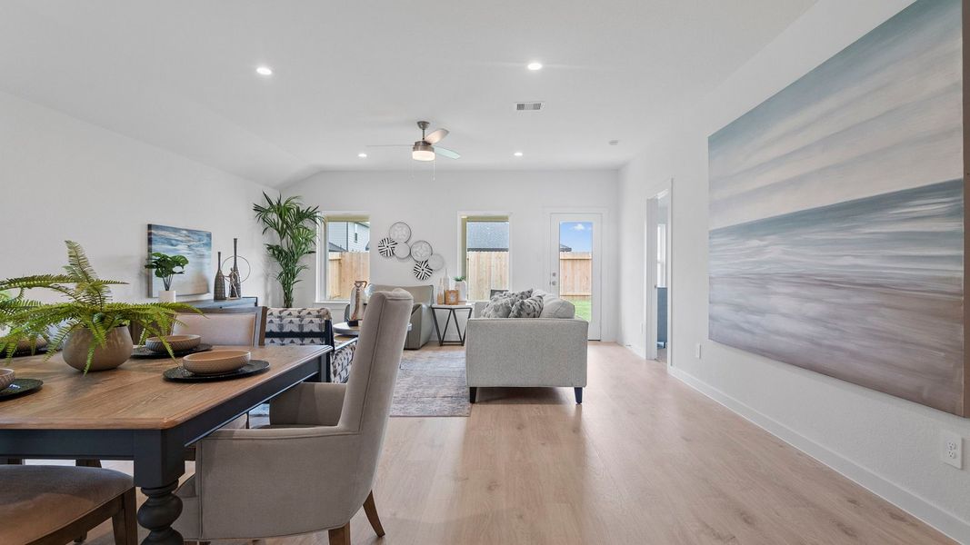 Furnished interior view inside a new home in Emberly, Beasley (Image 8).