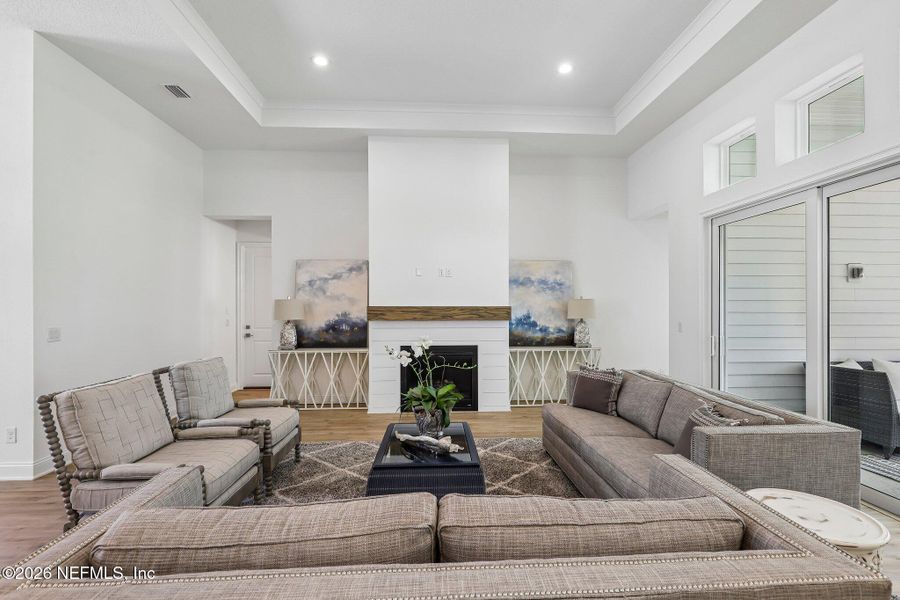 Furnished interior view inside a new home in SilverLeaf, St. Augustine (Image 10).
