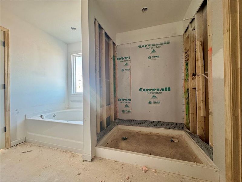 In-progress construction of a new home in Eastlyn Crossing - Single Family, Flowery Branch, GA (Image 18).