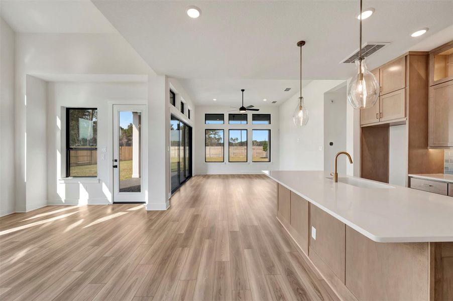 Furnished interior view inside a new home in ARTAVIA 50' Homesites, Conroe (Image 6).