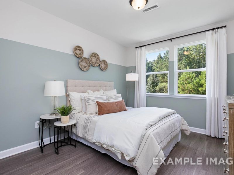 Representative furnished interior of a home built from the The Willow B by Davidson Homes LLC in Wendell Ridge, Wendell (Image 26).
